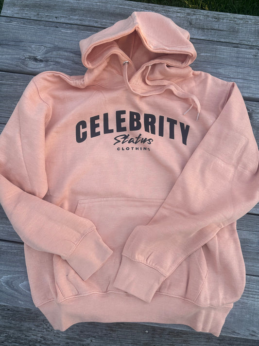 Peach Celebrity Status Pullover Hoodie