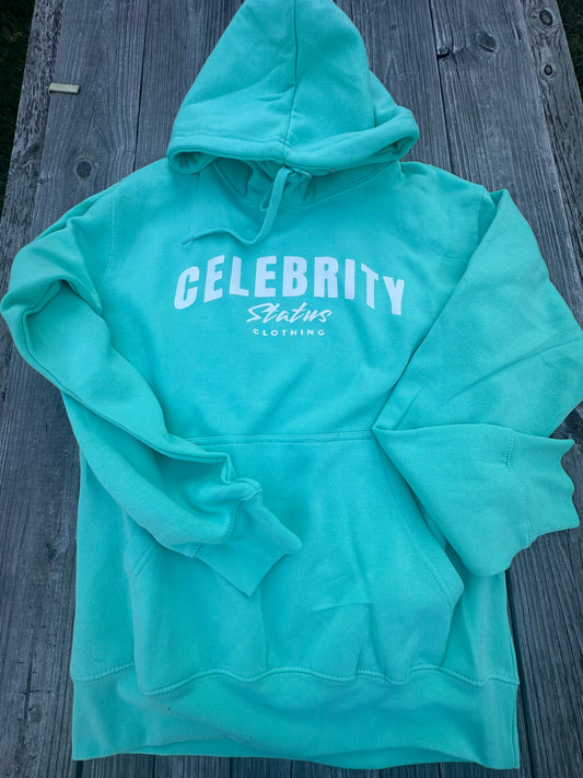 Turquoise Celebrity Status Pullover Hoodie